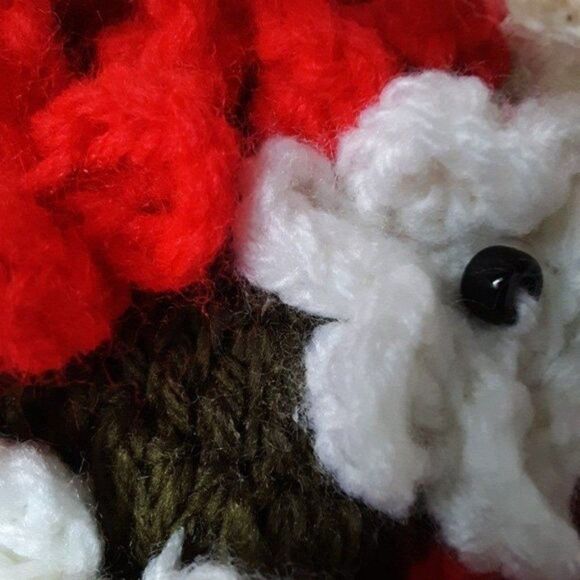 Flower in Basket Crochet Stitches Vintage Decor - Picture 11 of 12